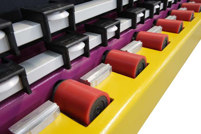 Протяжные ролики для линии мойки стекла