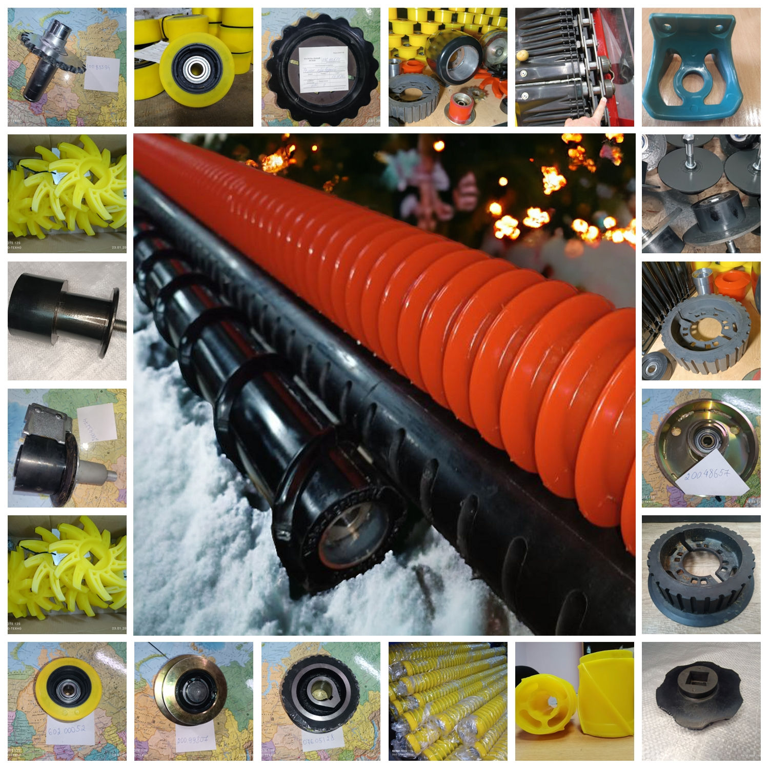 Восстановление роликов Grimme в Беларуси