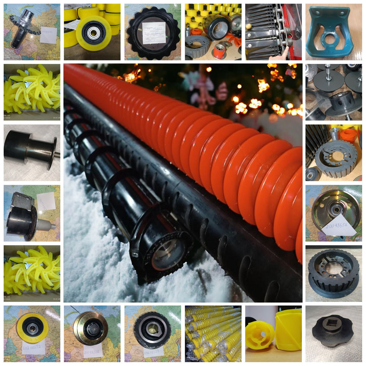 Восстановление роликов Grimme в Беларуси