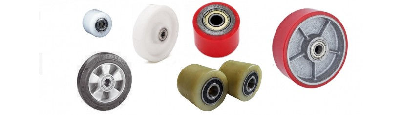 Ролики и рулевые колеса для тележек