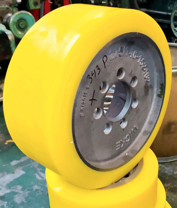 Ремонт и восстановление колёс для складской техники в Беларуси